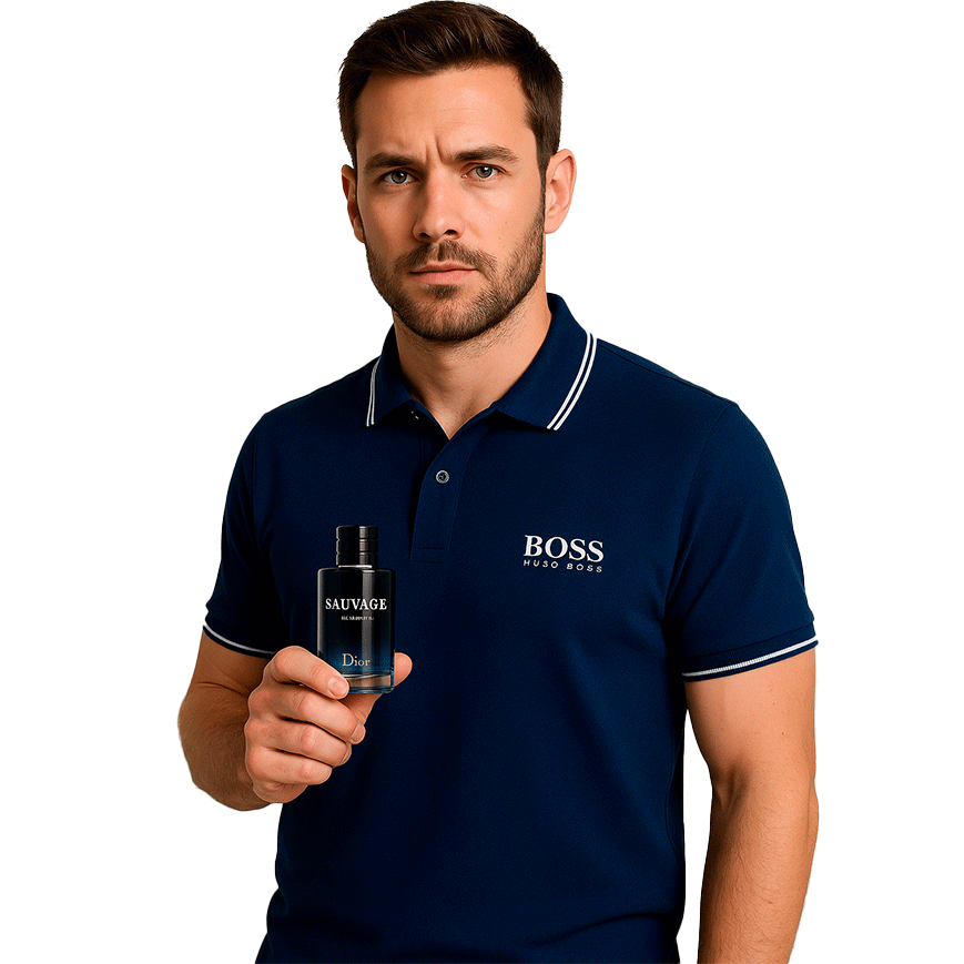 [BUY 1 GET 2] Premiere Polo Shirt Kit – 2 Premium Polos + Free Luxury Fragrance